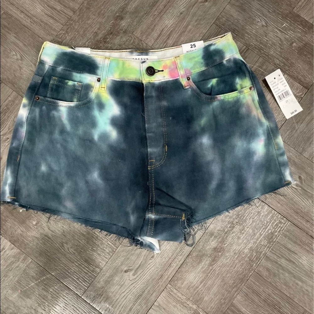 pacsun tie dye shorts